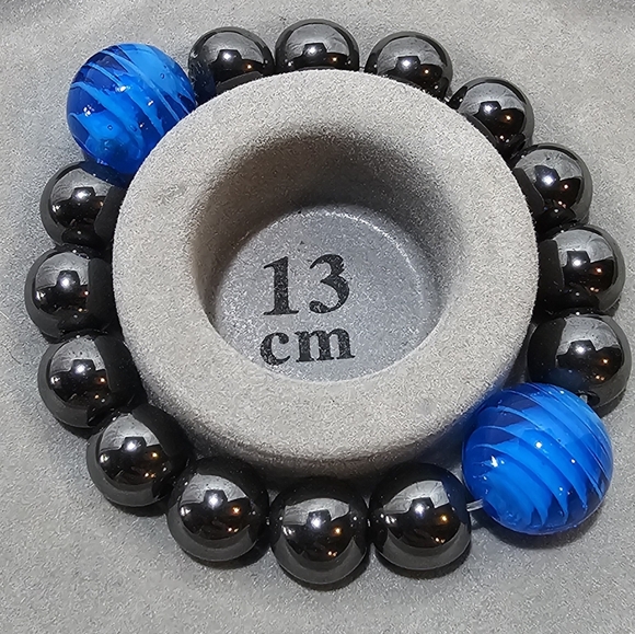 Custom Hematite Bracelet. - Picture 2 of 2